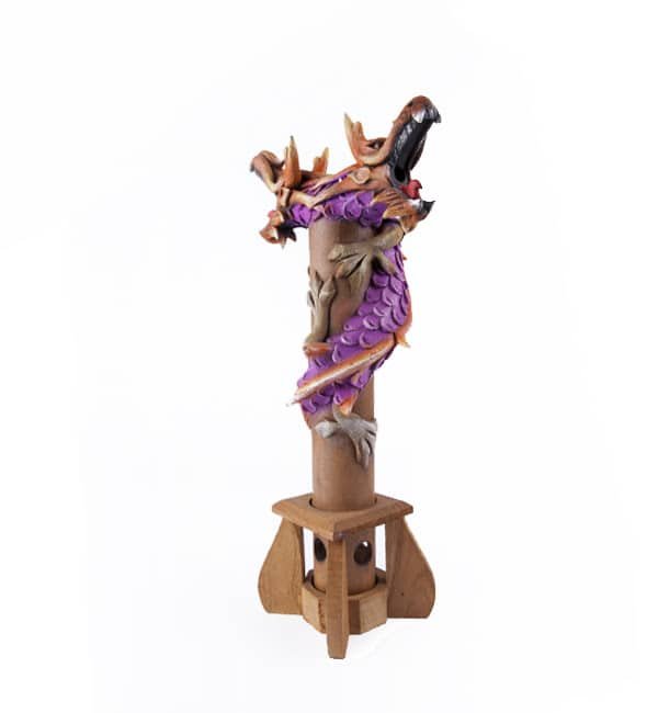 Porta Incienso de Varitas Dragón dos Cabezas